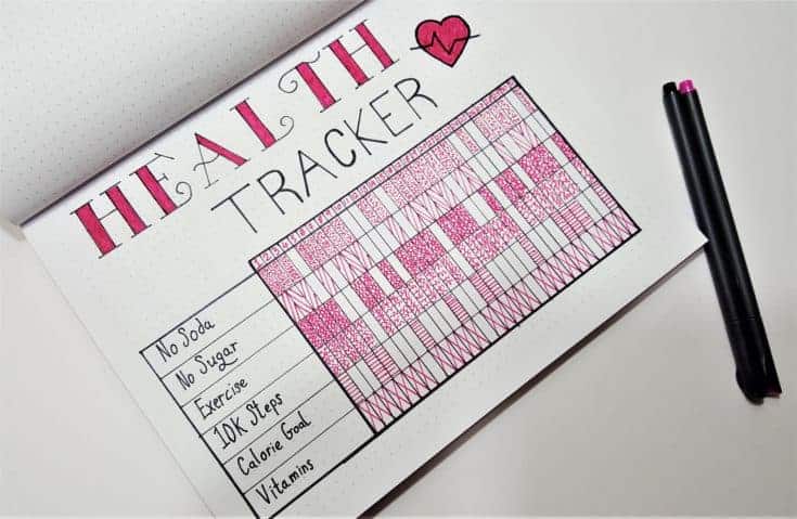 Weight Loss Tracker For Bullet Journal - Lose Weight in 2019!