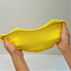 BUTTER SLIME | Super Smooth & Stretchy Butter Slime. This is the softest, smoothest and stretchiest slime EVER! Easy to make, no mess slime! Great kids craft or activity that everyone will enjoy! Perfect for birthday parties, classroom activity, STEM project and more!