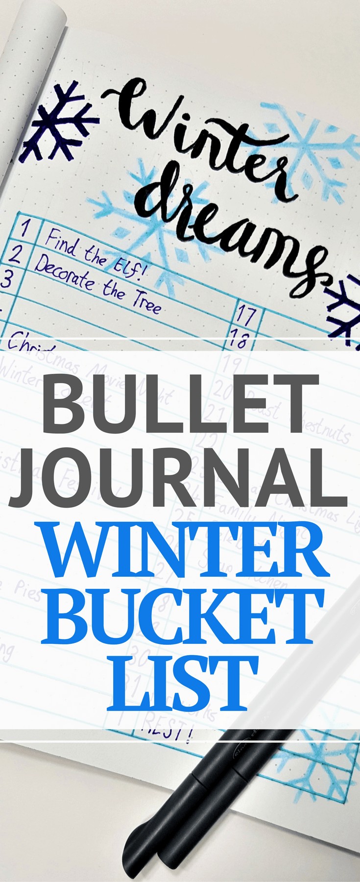 Christmas Bullet Journal | Getting ready for December and the Holiday Season with these useful Christmas BuJo spreads! Keep organized and stay sane this holiday season with Bullet Journals!
