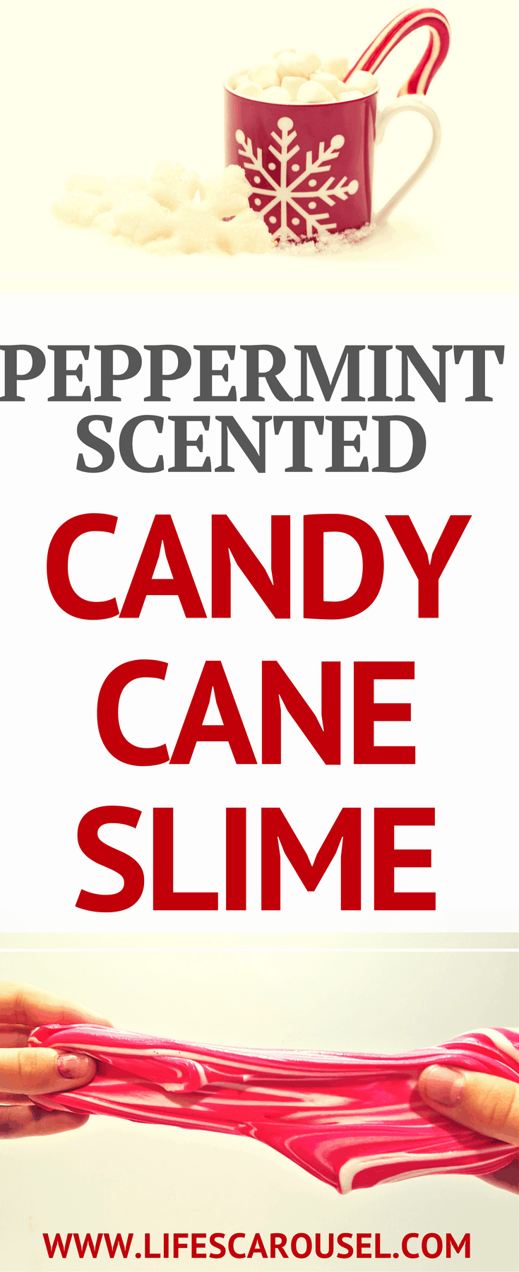 Candy Cane Slime | Perfect Christmas Kids Craft | Stripey Holiday Slime with the smell of Peppermint!