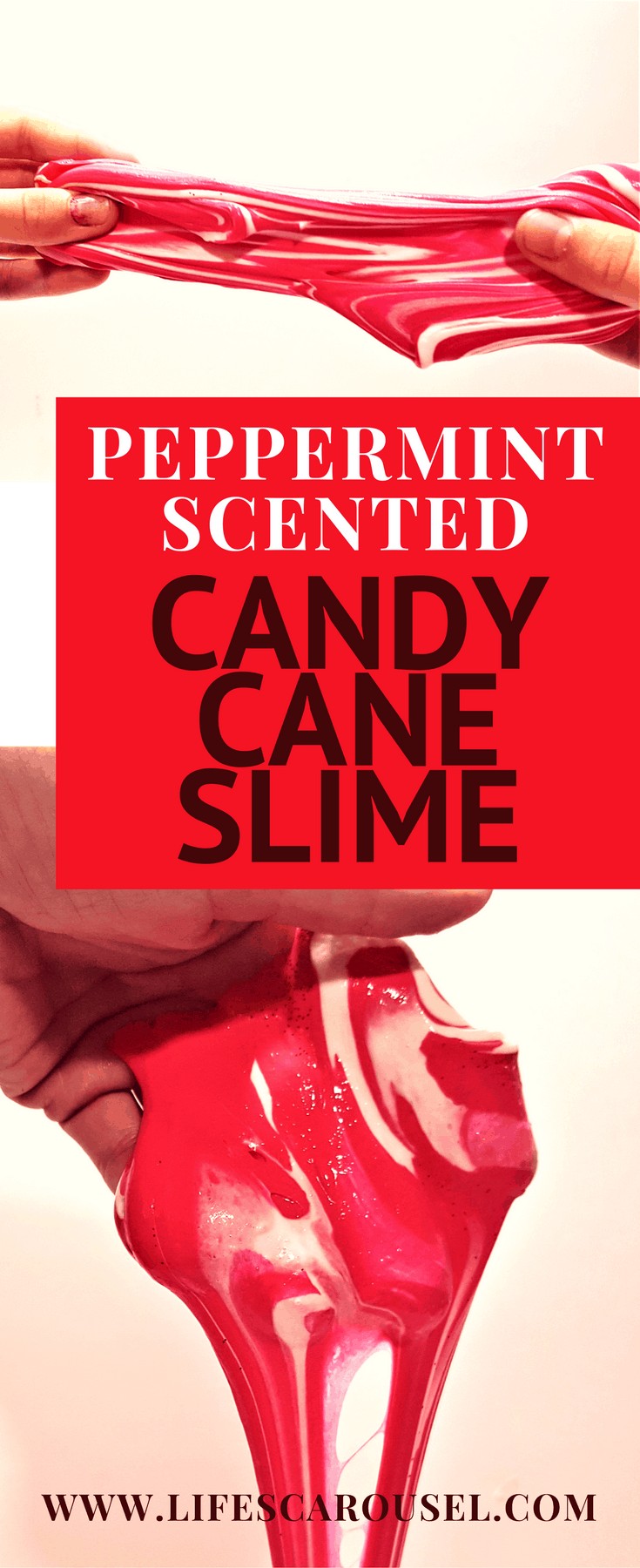 Candy Cane Slime | Perfect Christmas Kids Craft | Stripey Holiday Slime with the smell of Peppermint!