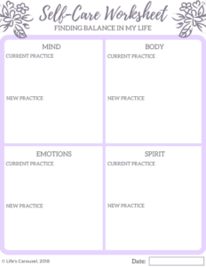 Self-Treatment Investigation in direction of Uncover Equilibrium inside of Your Lifestyle photo relating to Printable Self Care Plan identified as Self-Treatment Analysis towards Locate Equilibrium in just Your Daily life