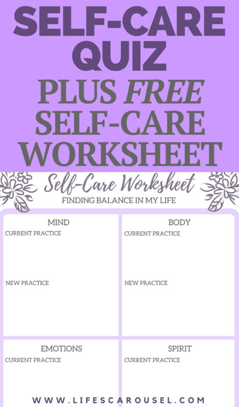 Self Care Assessment To Find Balance In Your Life