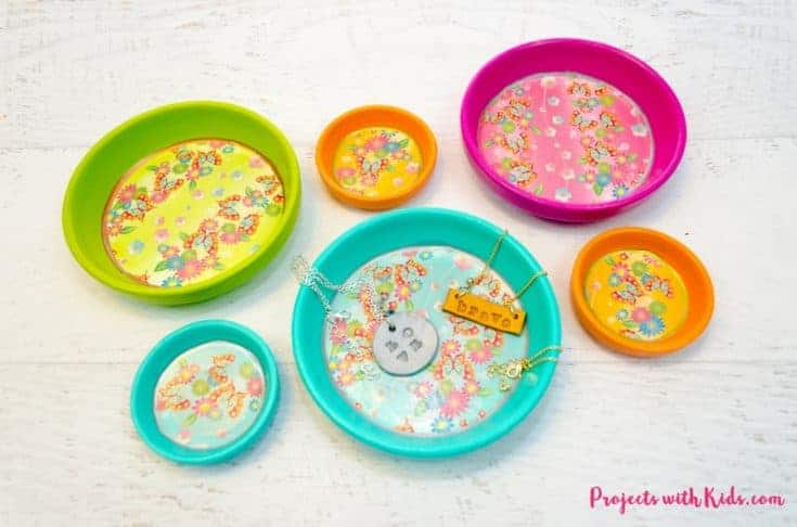 Kid Made Jewelry Dishes Mother’s Day Craft