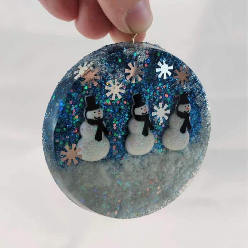 Snowmen Resin Ornaments