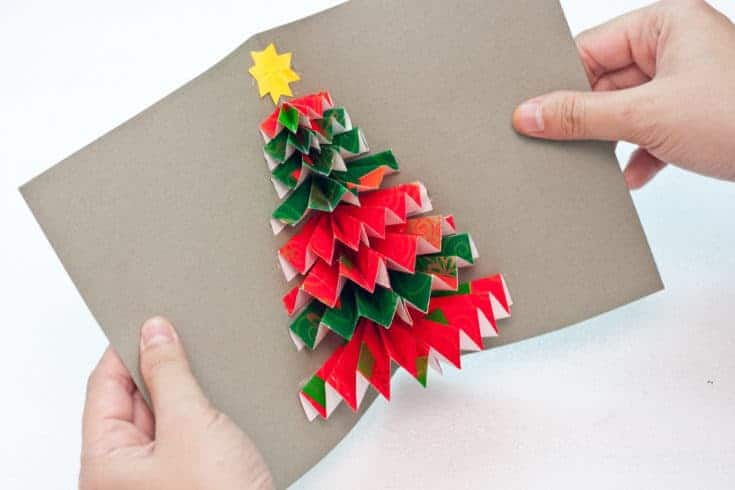 Pop-up Christmas Tree Card