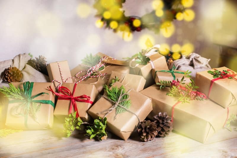 Pile of gifts - Gift ideas for nature lovers.