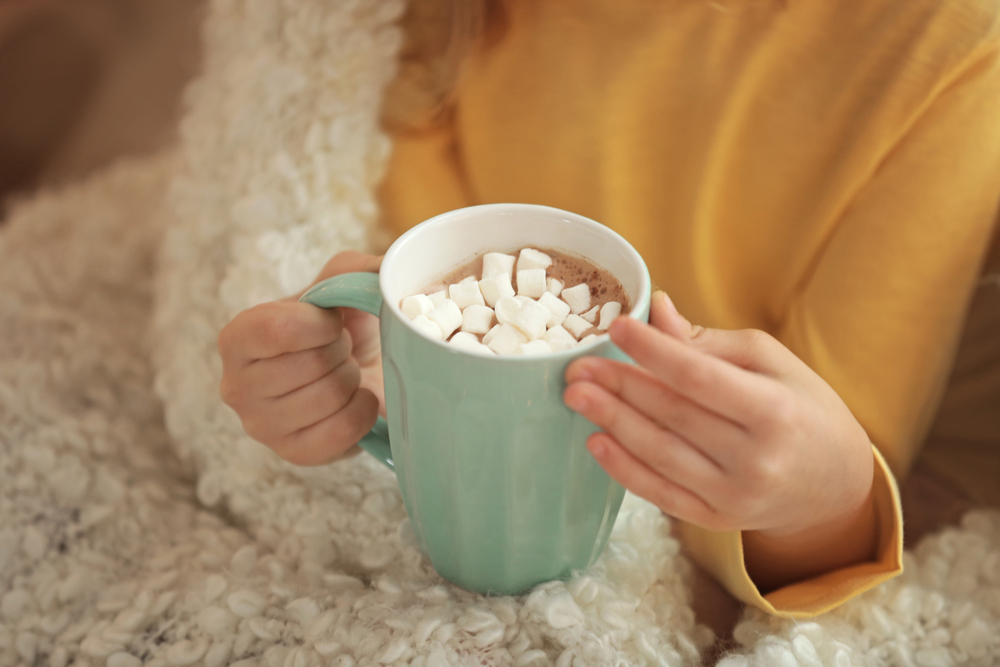 Hot coco was a winter treat during winter break